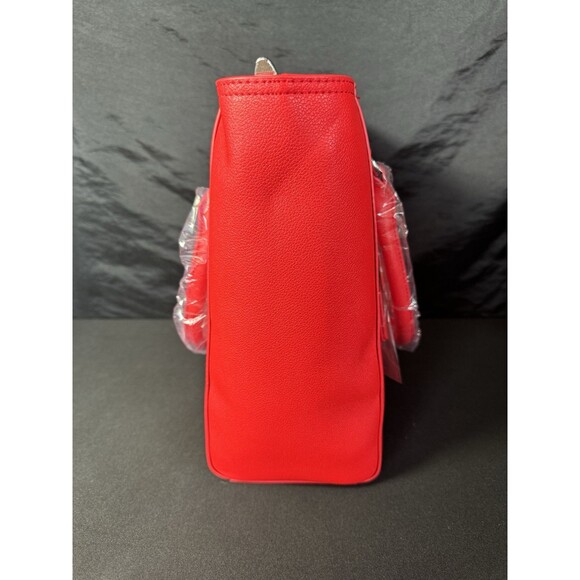NWT Jessica Moore JM Red Tote Bag w/ Dustbag STYLE JN-220-RD 12"x15"x5" - Picture 4 of 8